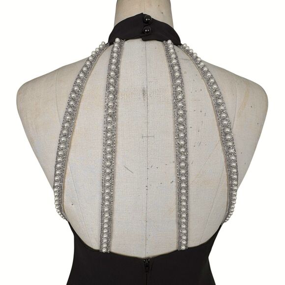 Vintage Jessica Howard Party Dress Womens 8 Pearl Prom Wedding Homecoming 90s - Picture 5 of 16